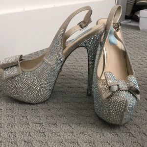 Betsy Johnson Jeweled heels